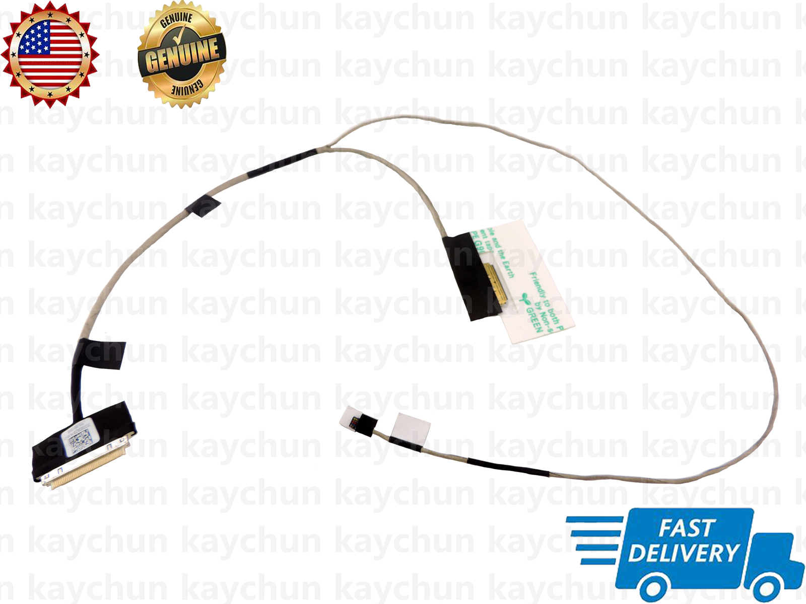 Original LVDS LCD Video Display Screen Flex Cable DC02002AZ00 Laptop