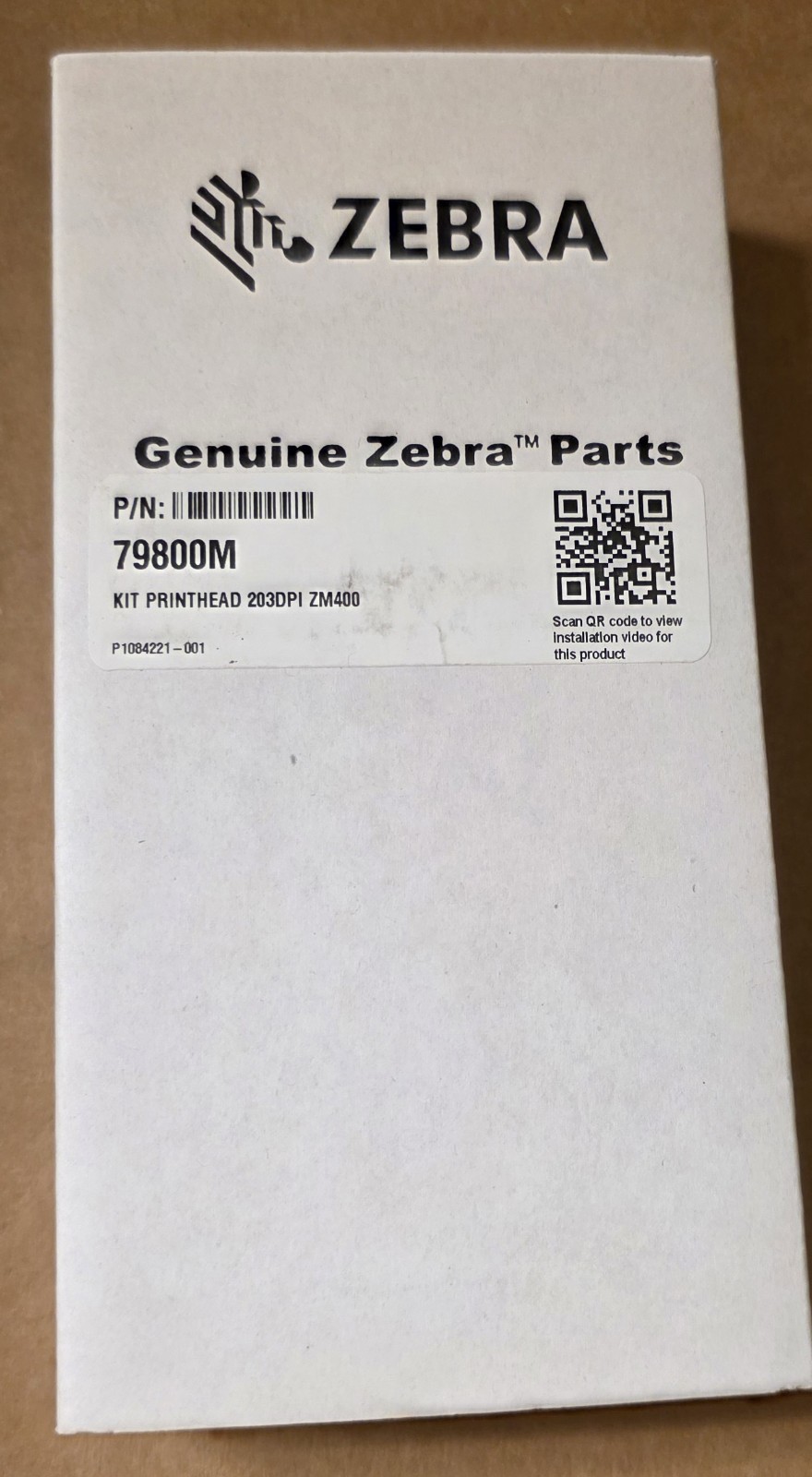 Zebra ZM400 203dpi Printhead 79800M NEW GENUINE 