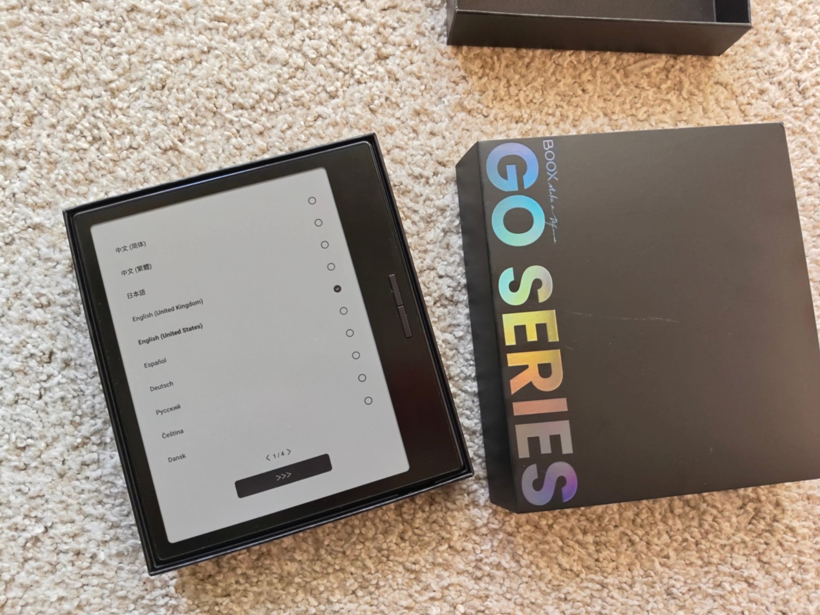 BOOX Go Color 7 eBook Reader, 64GB Storage, 4GB RAM, Wi-Fi, Black