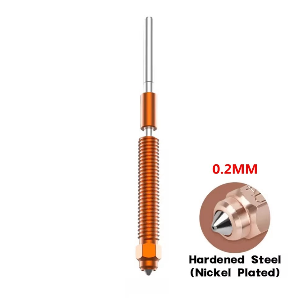 For Creality K2 Plus Quick-Swap Nozzles Kit 0.2mm-1.0mm 3D Printer Repair Parts