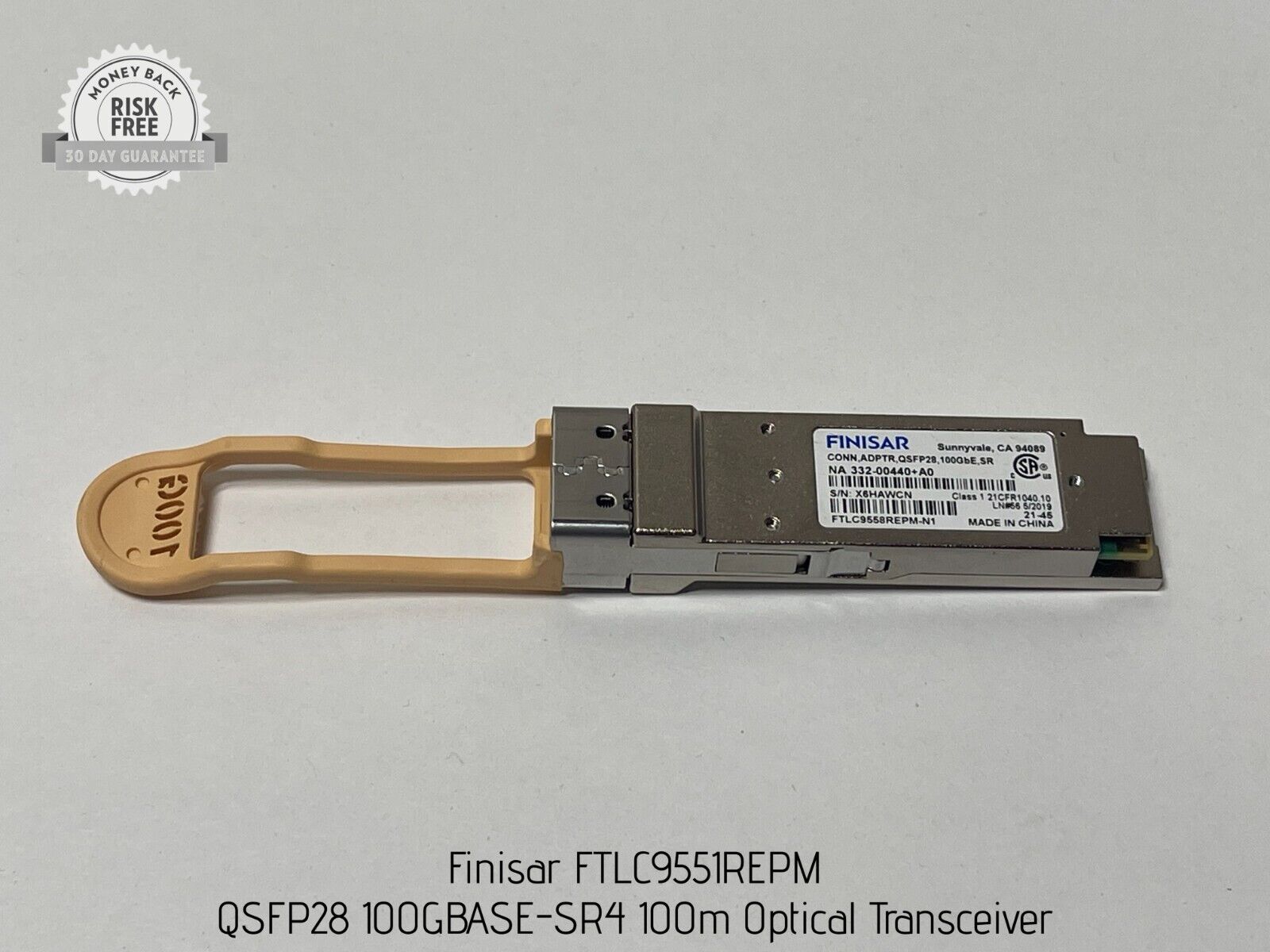 Finisar FTLC9551REPM QSFP28 100GBASE-SR4 100m Optical Transceiver