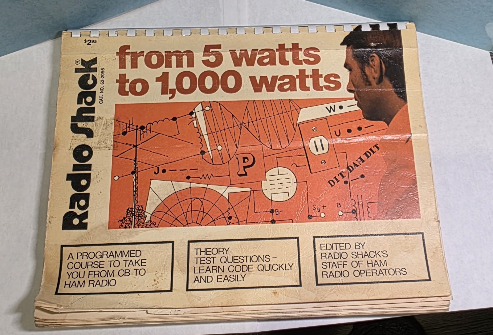 VTG 1974 Original Radio Shack From 5 Watts to 1000 Watts Ham Radio Book 62-2056