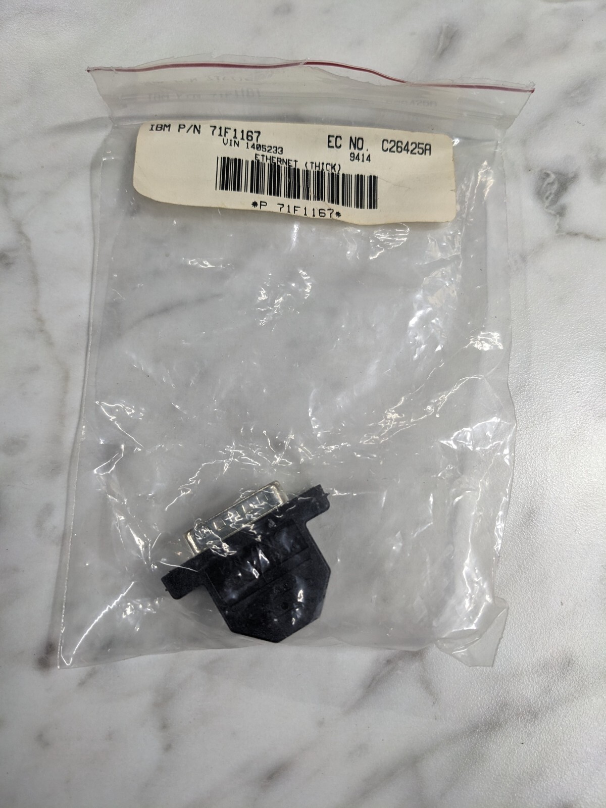 IBM Genuine Server #71F1167 6-Pin Ethernet Adapter Wrap Plug Terminator NOS