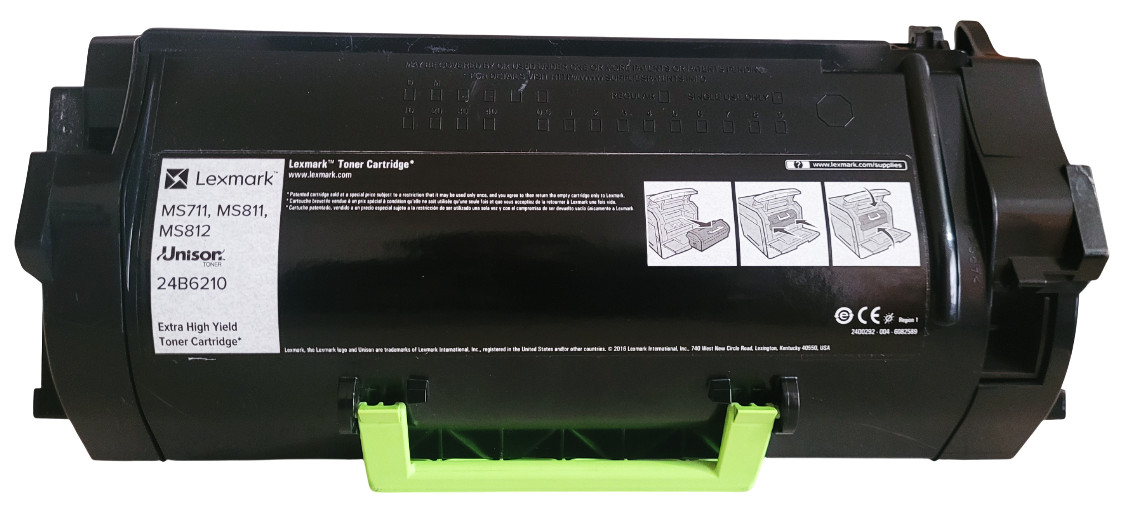 Lexmark 24B6210 Black Toner Cartridge Without Box Weight: 3lb:2.6oz