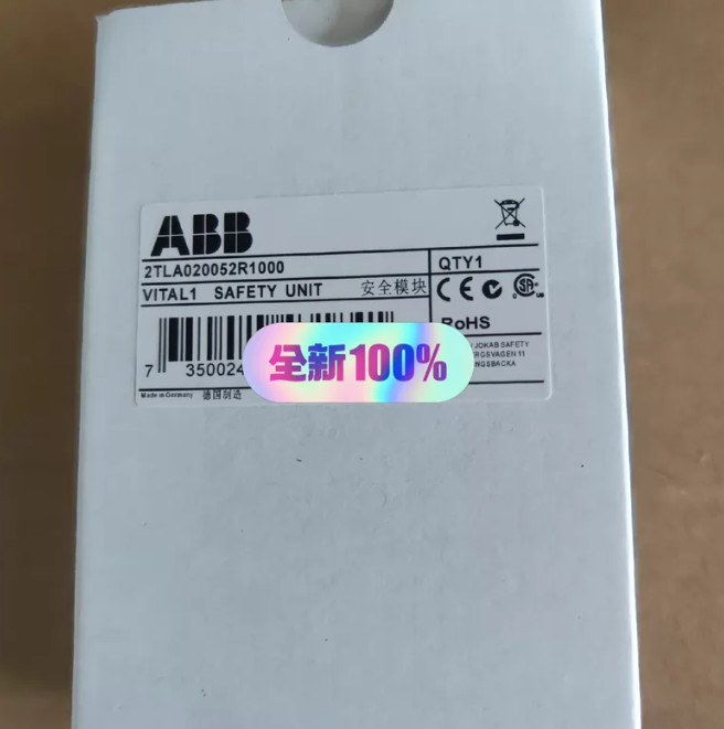 1PCS BRAND NEW ABB 2TLA020052R1000 VITAL 1 SAFETY RELAY ONE YEAR WARRANTY