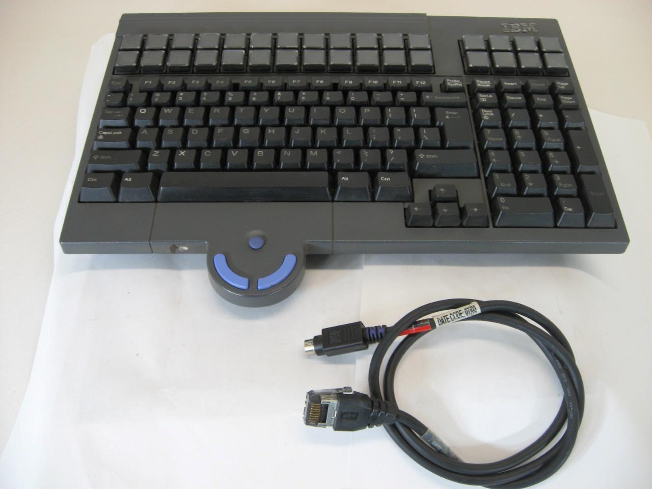 IBM 44D1840 Keyboard w Cable Point of Sale Desktop PS2 SurePos 500