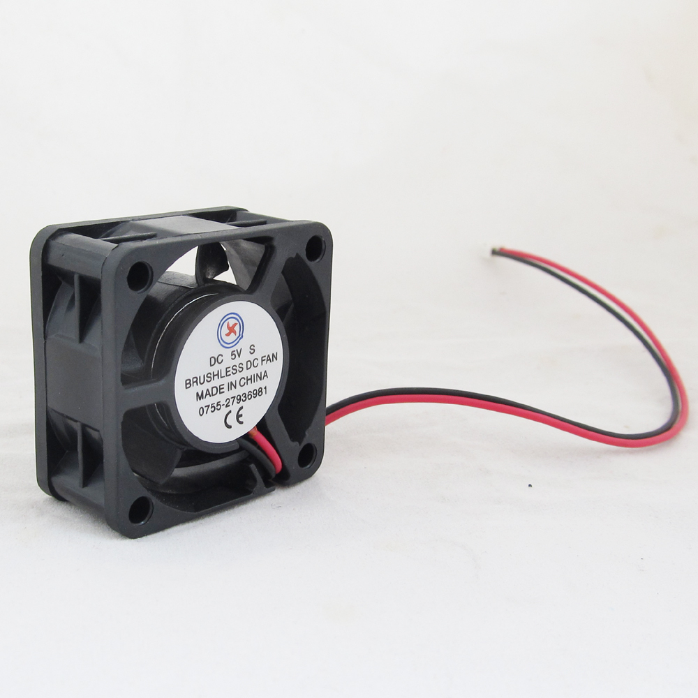 1x Brushless DC Cooling Fan 40x40x20mm 40mm 4020 5 blades 5V 2pin 2.54 Connector