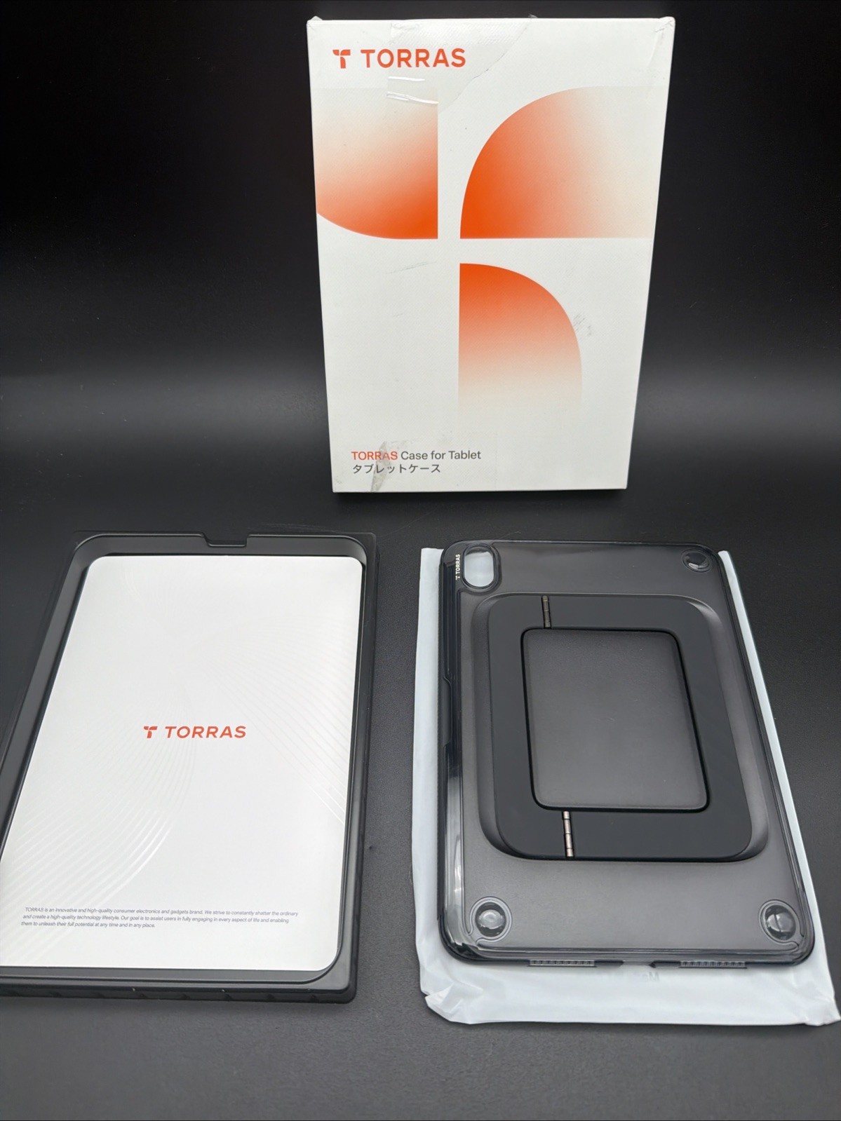TORRAS K3 Neo Case for iPad Mini 7 Mini 6 Black Kickstand Protective Cover New