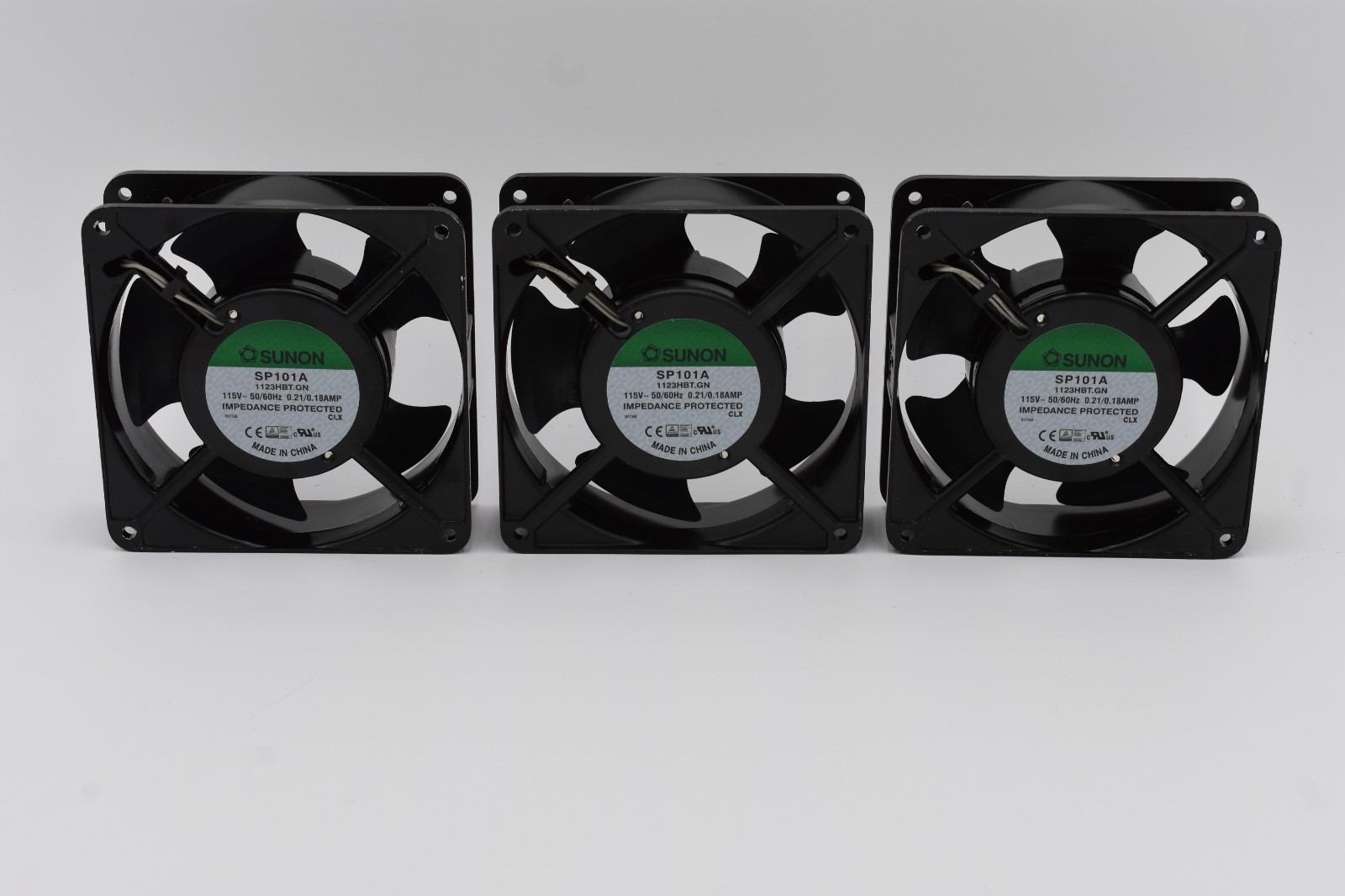 SUNON SP101A COOLING FAN 115 V 1123HBT.GN Pack of 3 Working Tested Clean