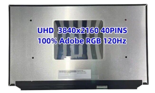 B156ZAN05.1 15.6 inch IPS Slim LCD Screen Panel UHD 3840x2160 eDP 40pins 120Hz