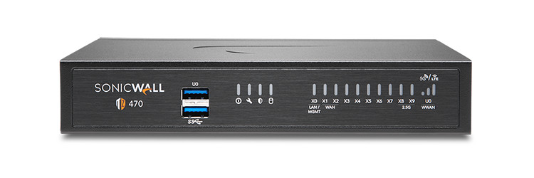 SonicWall TZ470 Gen 7 Firewall APL570F1 w Power Adapter G2U