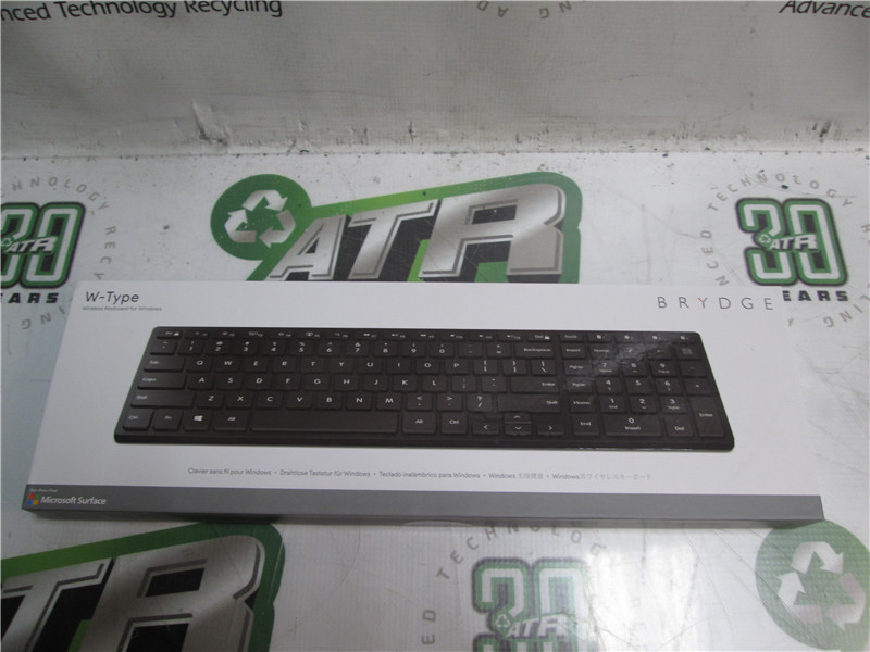 Brydge BRY7301-B Wireless Keyboard for Windows Full Size Aluminum Backlit New