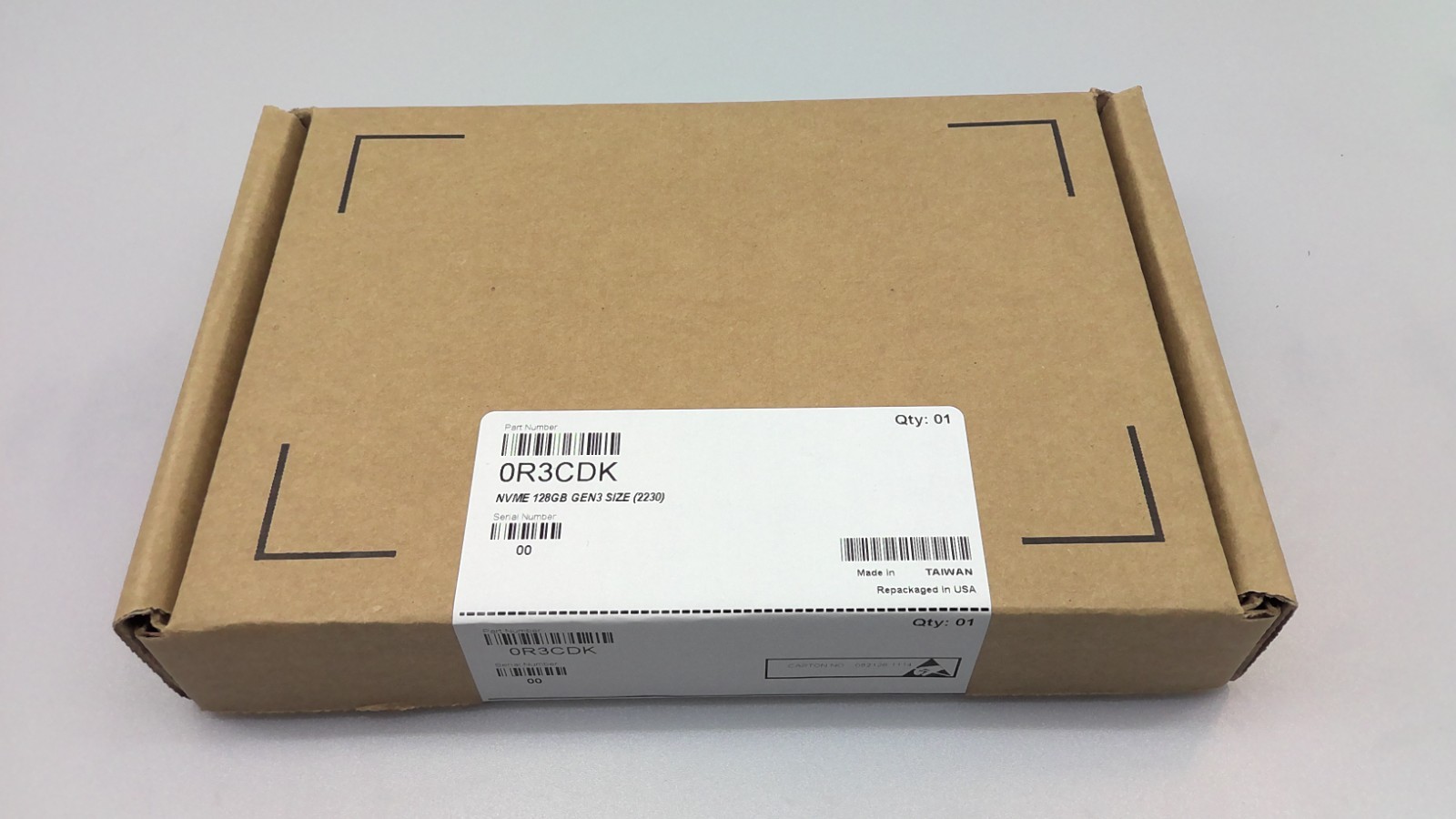 NEW Dell 0R3CDK  Lite-On CL1-3D128-Q11 128GB Solid State Drive NVME Gen3 2230