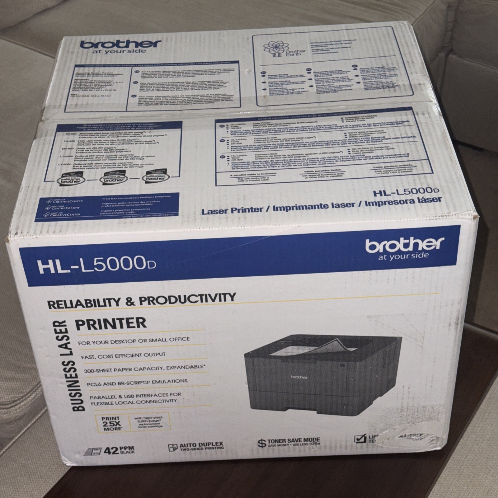 Brother HL‑L5000D — Business‑class Monochrome Laser Printer