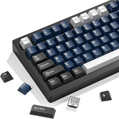 Stylish Japanese Style Double Shot Keycaps, 138 Keys for Custom Mechanical Setup