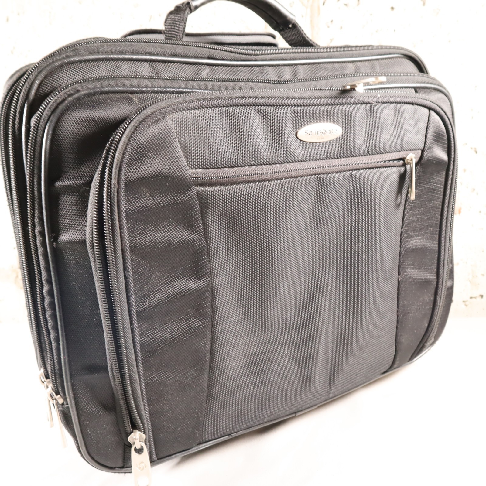 Samsonite Rolling Business Briefcase Carry On Laptop Weekend Travel Bag 16X14X8