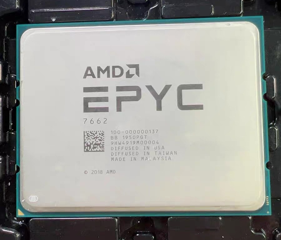 AMD EPYC 7662 2.0GHz 64 core 128 Threads SP3 225W Unlocked CPU Processor