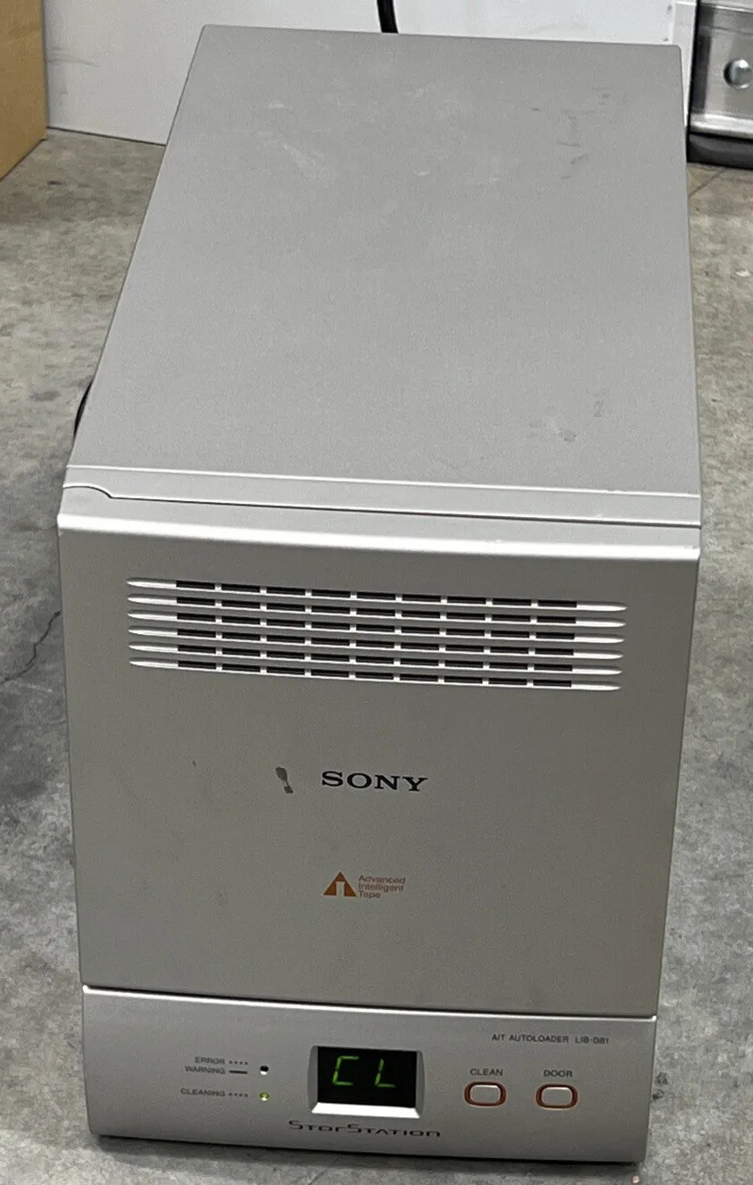 SONY LIB-D81/A3 AIT3 AUTOLOADER 800/2.08TB EXTERNAL SCSI