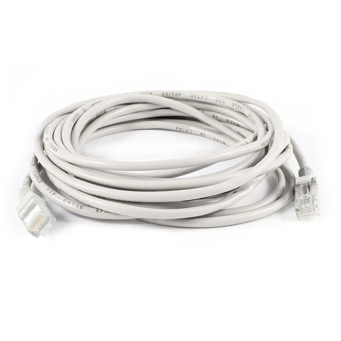 16ft RJ45 Cat5 Patch Cord Cable 500mhz Ethernet Internet Network LAN UTP Grey Us