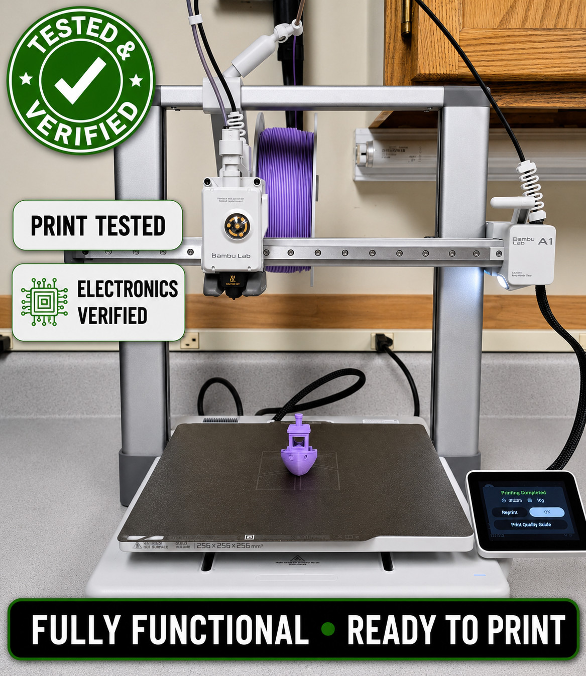 Bambu Lab A1 3D Printer - Excellent Condition - ONLY 88 HOURS