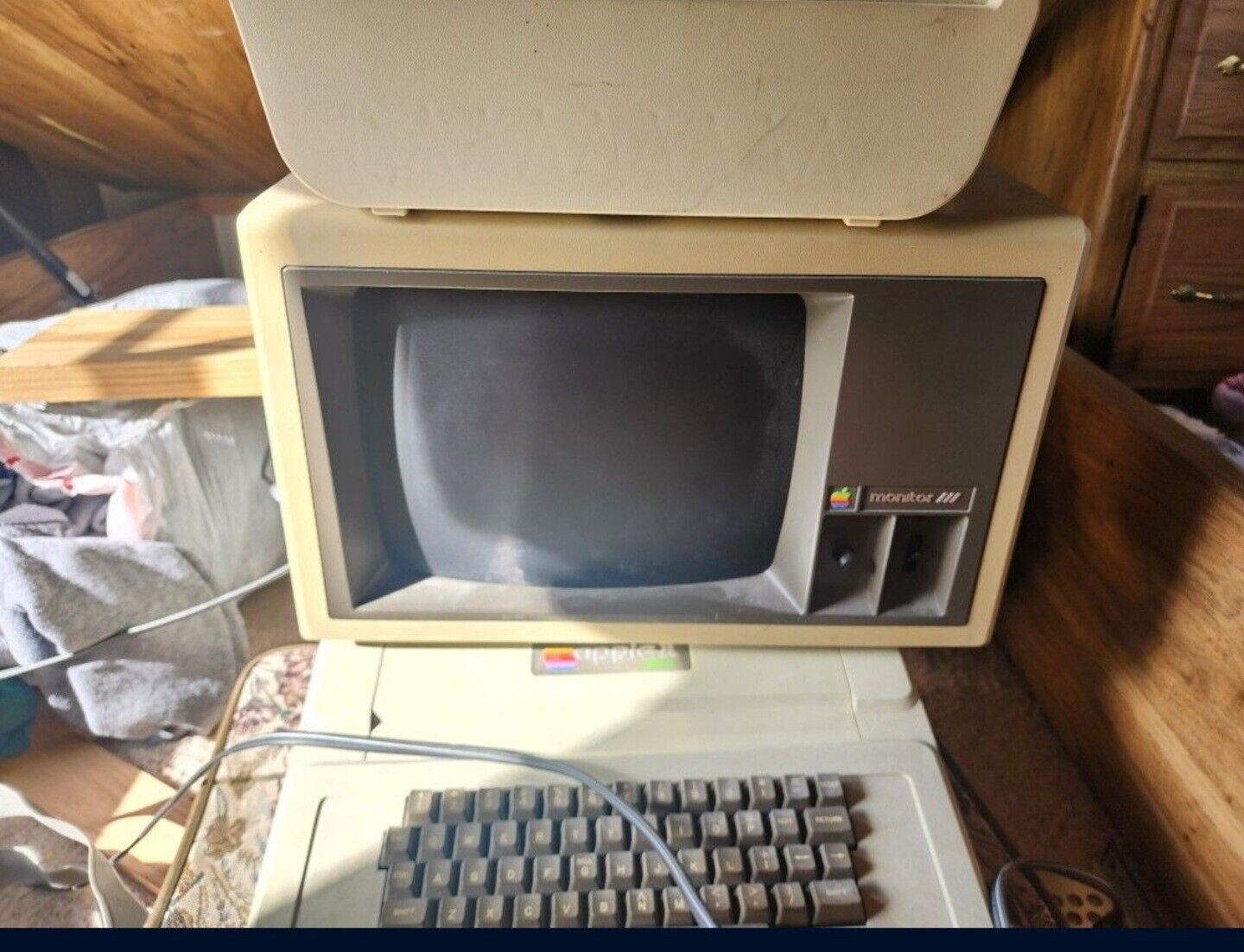 Apple ii plus  Computer - Very Rare - Vintage - with Monitor 3