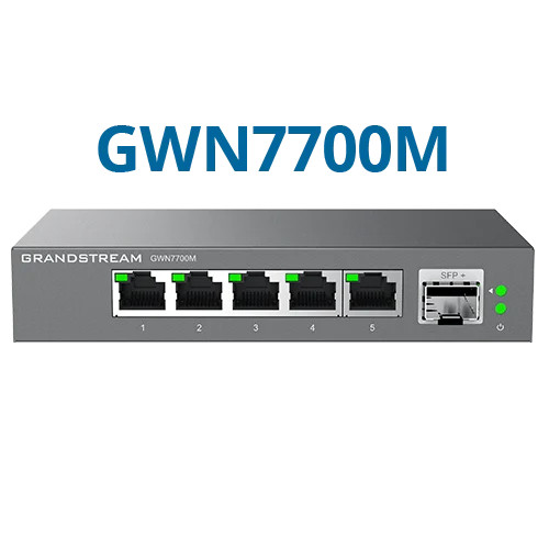 GRANDSTREAM GWN7700M Unmanaged 2.5G Switch 5-Port RJ45 10G SFP+