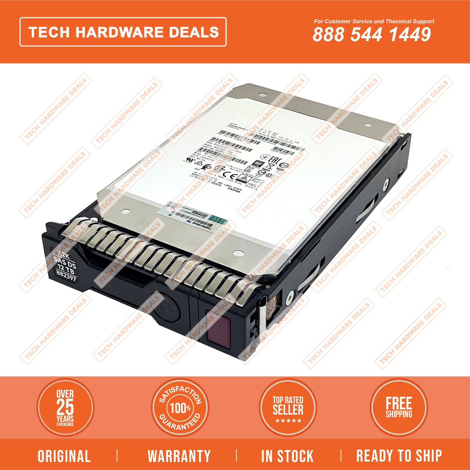 MB012000JZYVN    HPE 12TB SAS 12G 7.2K LFF SC He 512e DS HDD