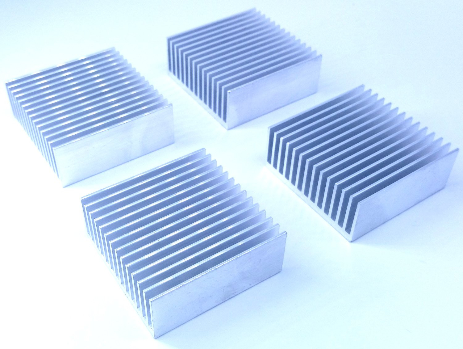 4Pcs 50Mm Aluminum Heatsink 50Mm X 50Mm X 20Mm, Cooler Cooling Heat