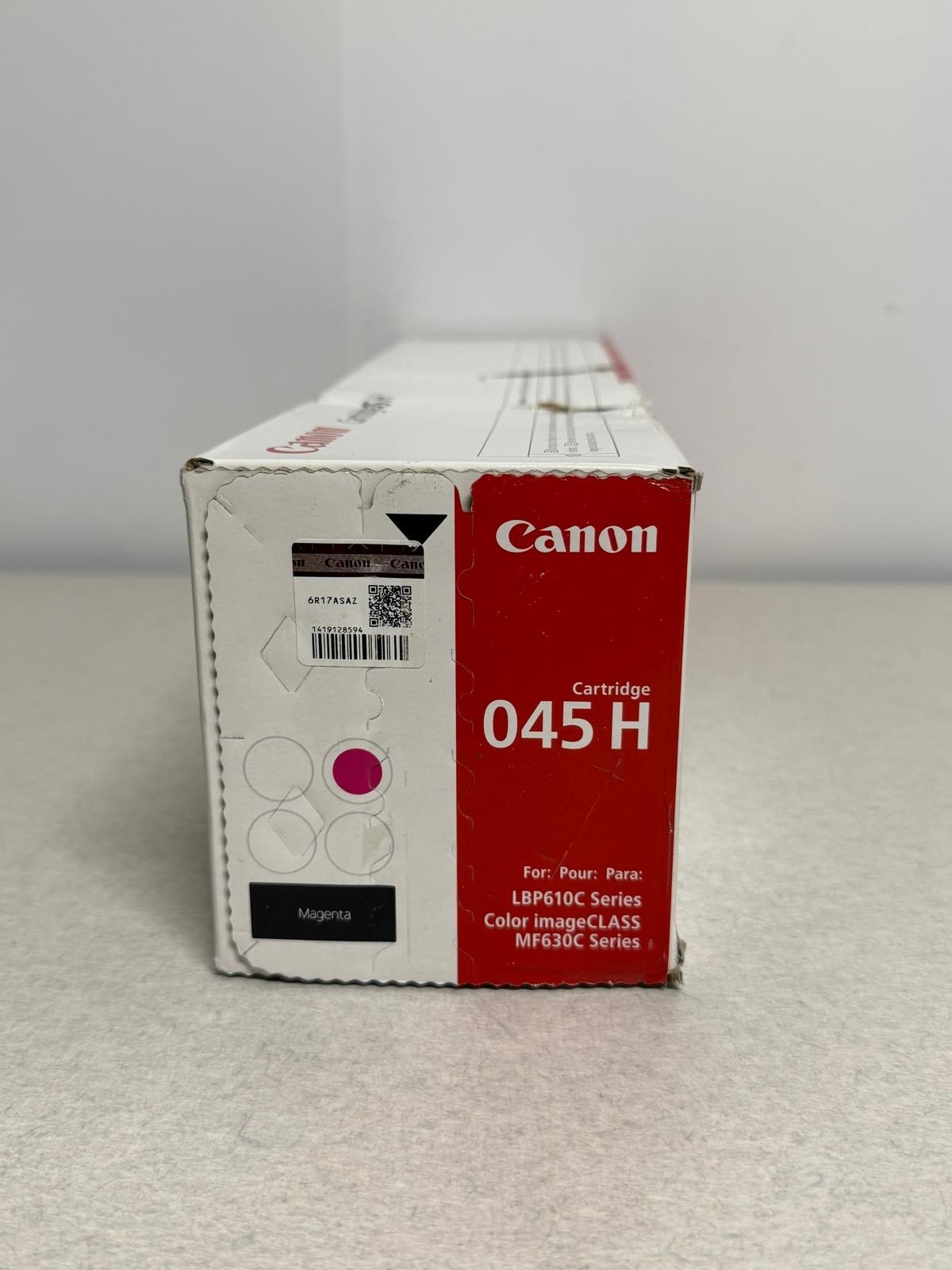 Canon 045H Magenta High Yield Toner Cartridge Genuine OEM NEW 1244C001