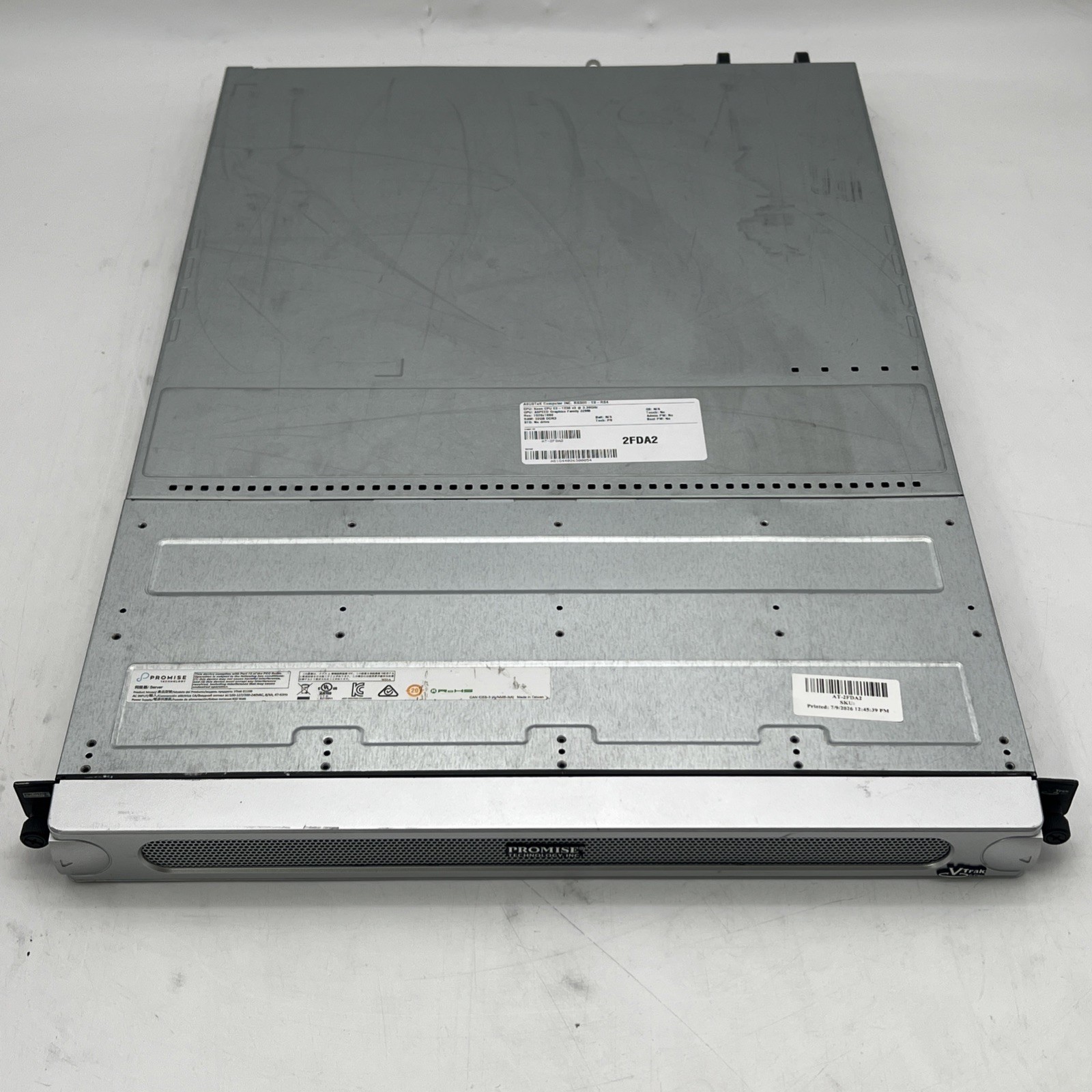 Promise Technology 1U NAS RS300-E8-RS4 Xeon E3-1230 v3 3.30GHz 32GB RAM No Drive