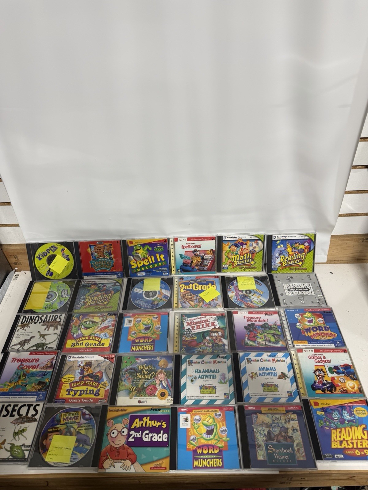 Children’s PC CD ROM EDUCATIONAL & FUN GAMES Lot Of 36. Reading, Math Blaster +