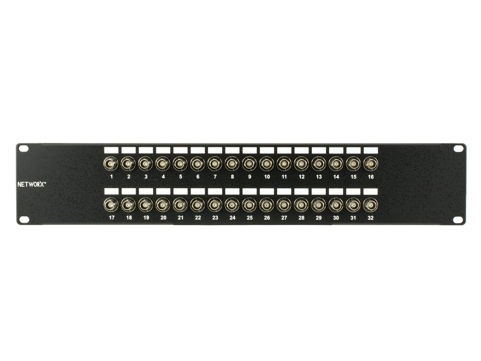 Networx Coaxial Patch Panels (32 Port, BNC) 32 Port BNC 75 Ohm