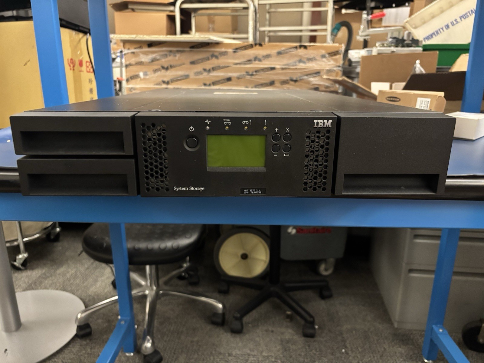 IBM 3573 2UL Tape Library Configure to Order Chassis System Storage