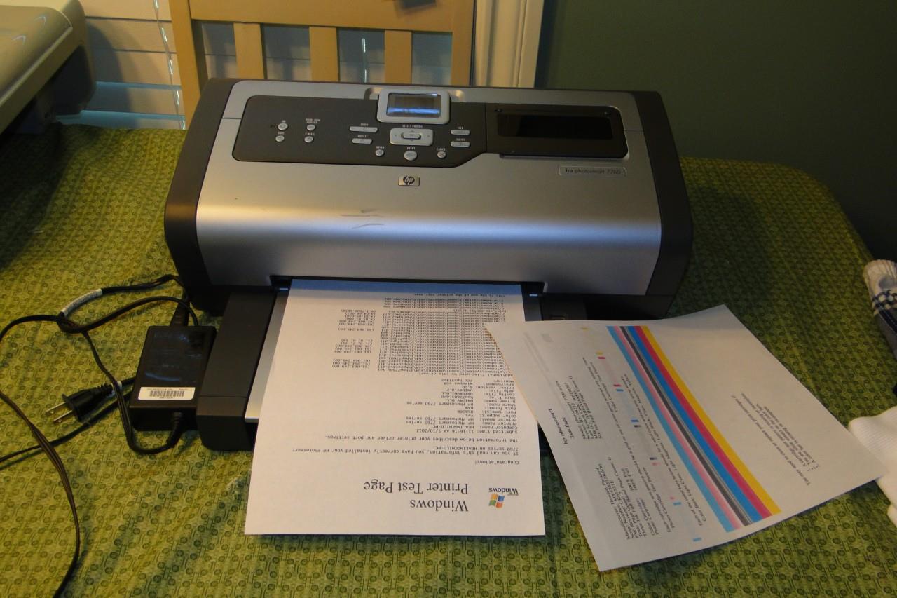 HP Photosmart 7760 Digital Photo Inkjet Printer