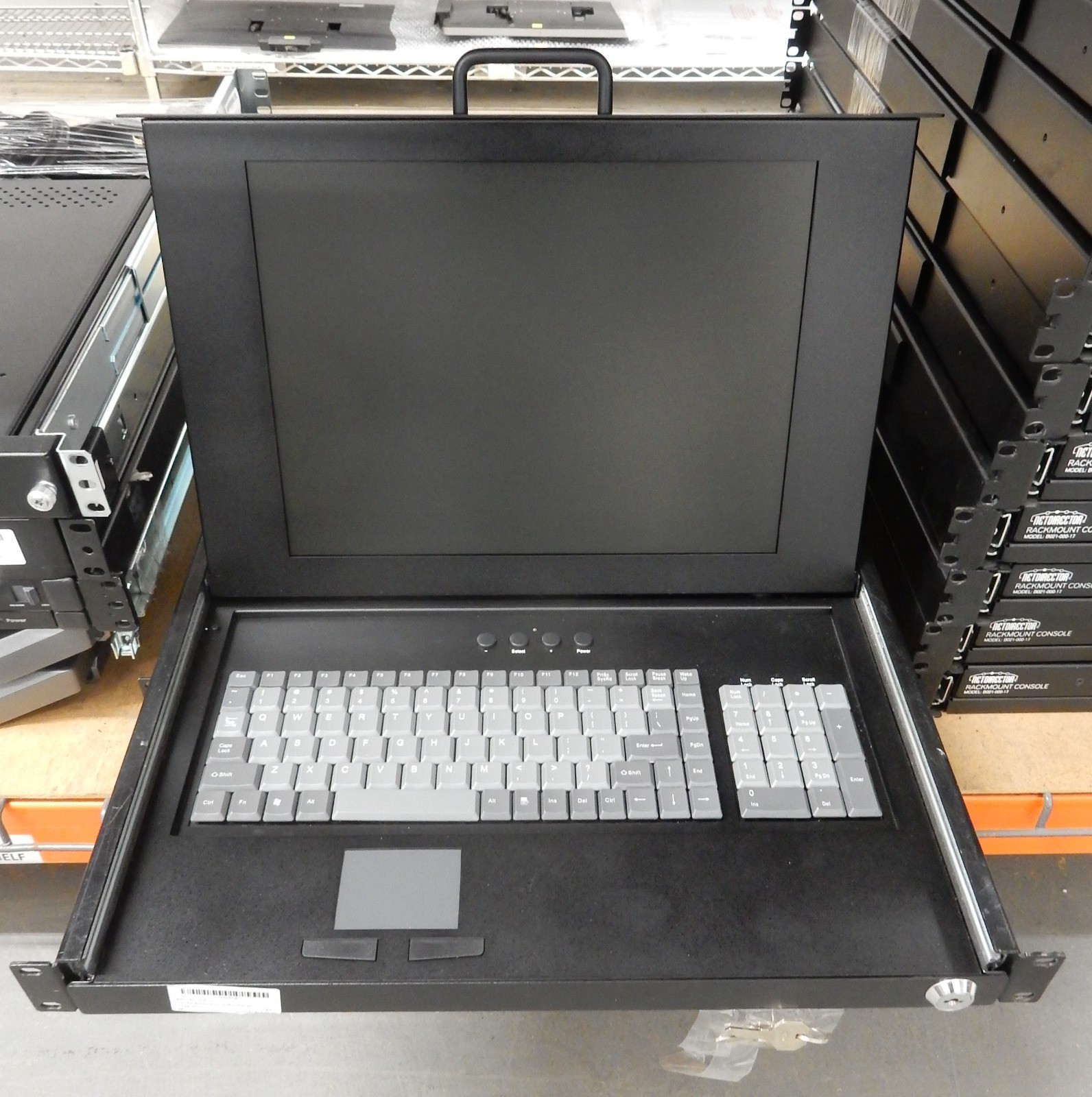 NTI RACKMUX-P15 15" Rackmount LCD Monitor w/Touchpad15" Rackmount LCD Monit