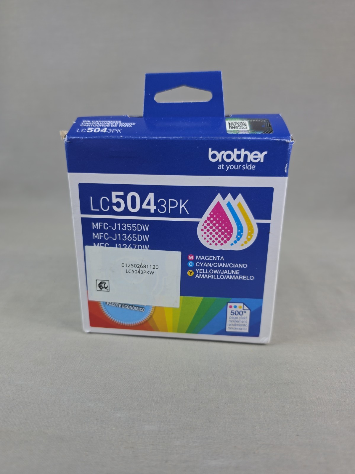 Brother LC5043PK 3-Pack Standard Yield Cyan, Magenta, Yellow Ink Cartridge