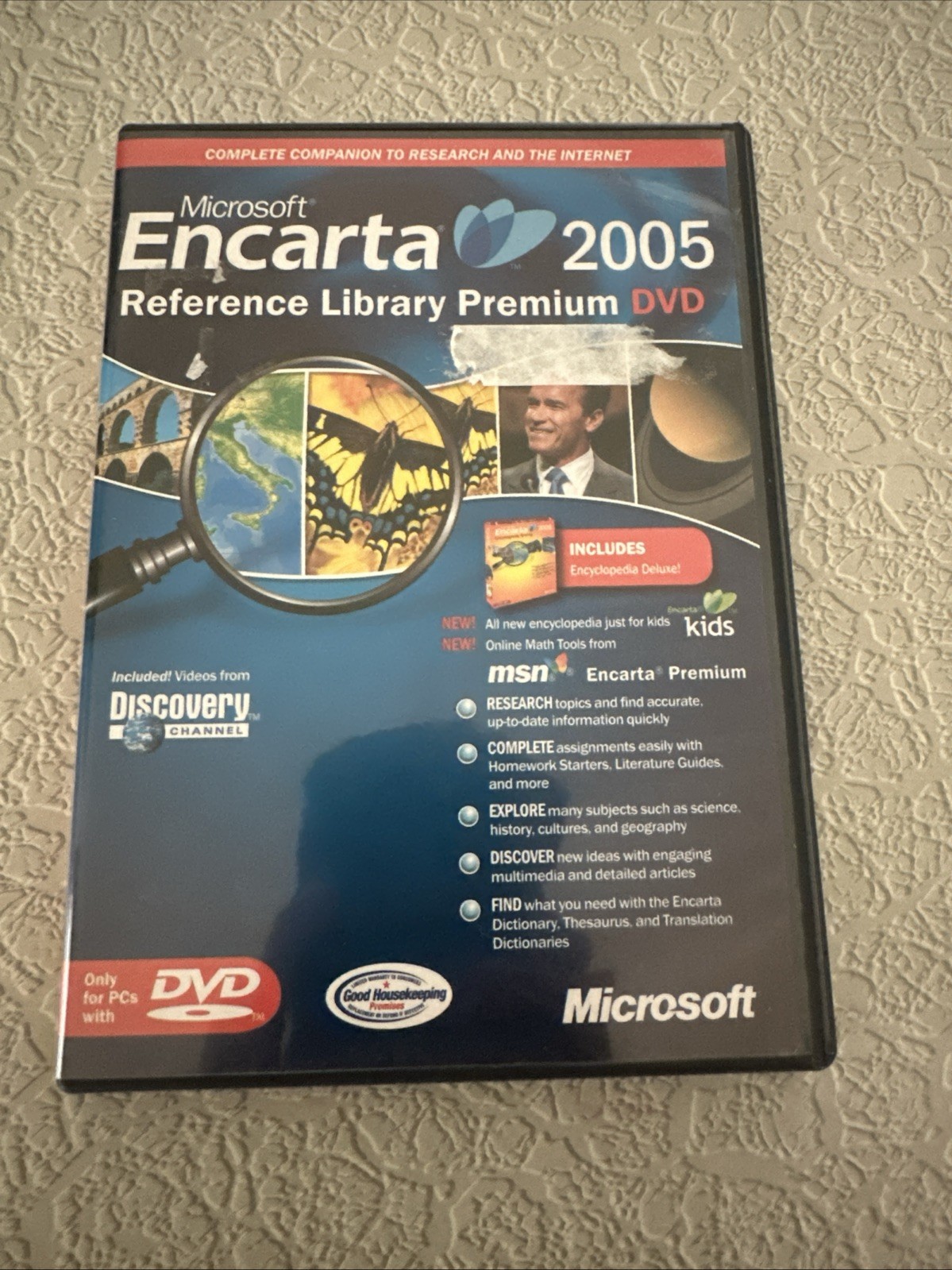 Microsoft Encarta 2005 Reference Library Premium DVD -PRODUCT KEY NOT INCLUDED