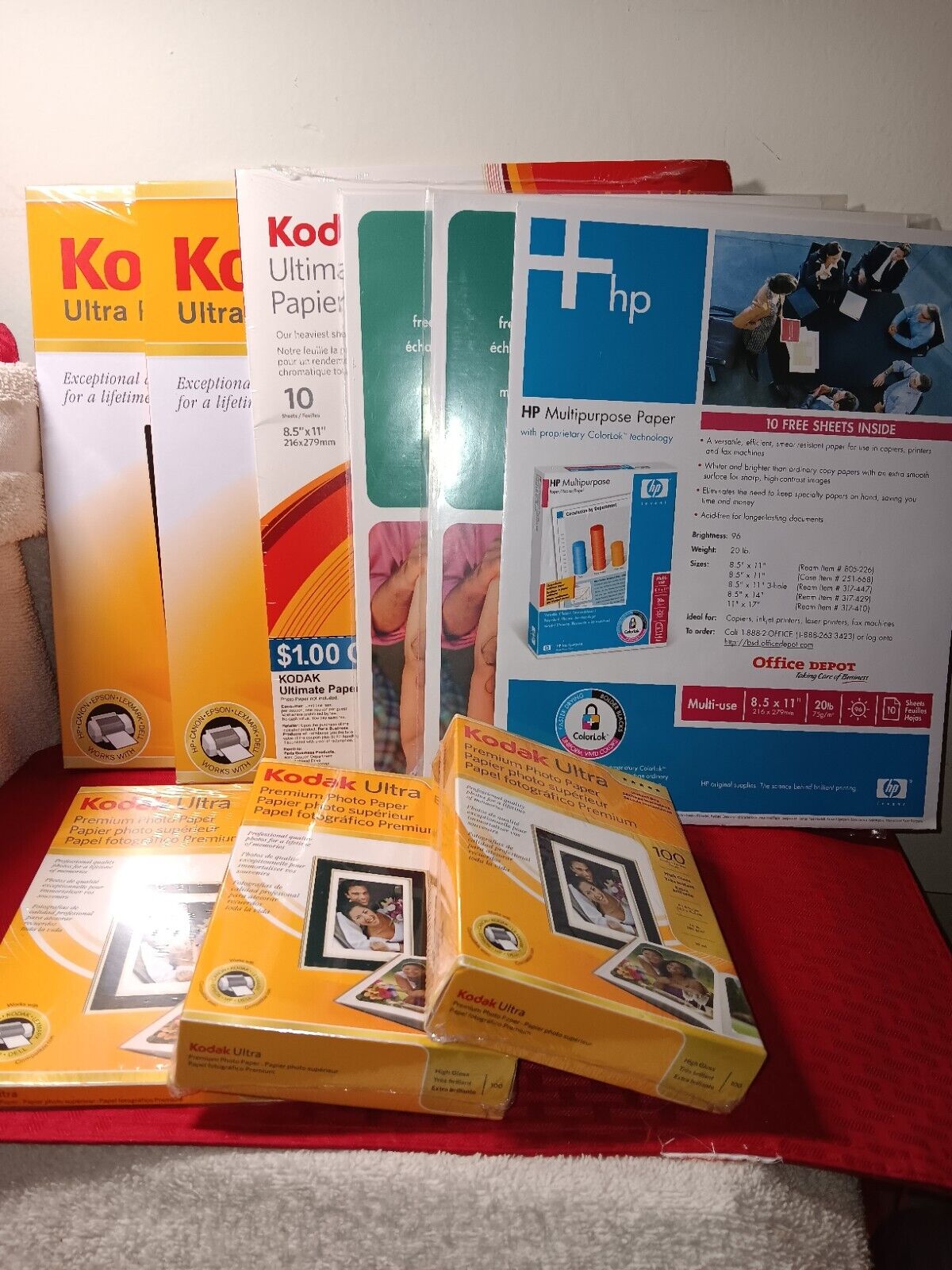 Lot Of Kodak Photo Paper