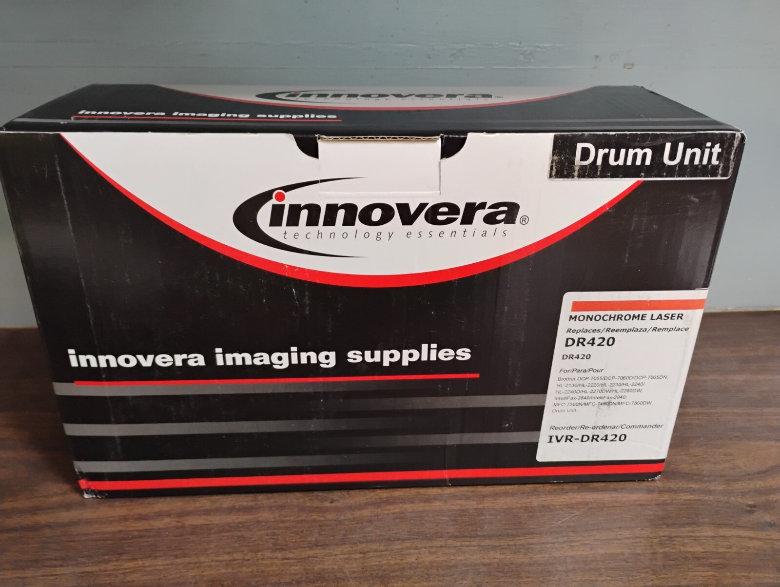 Innovera IVR-DR420 Black Drum Unit REPLACEMENT For Brother  New Sealed box