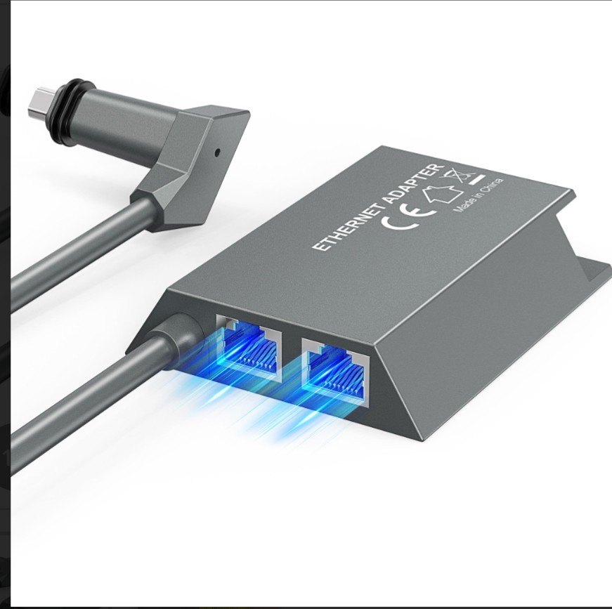 LUCMO Multi Ports Starlink Ethernet Adapter for Starlink Actuated Gen 2