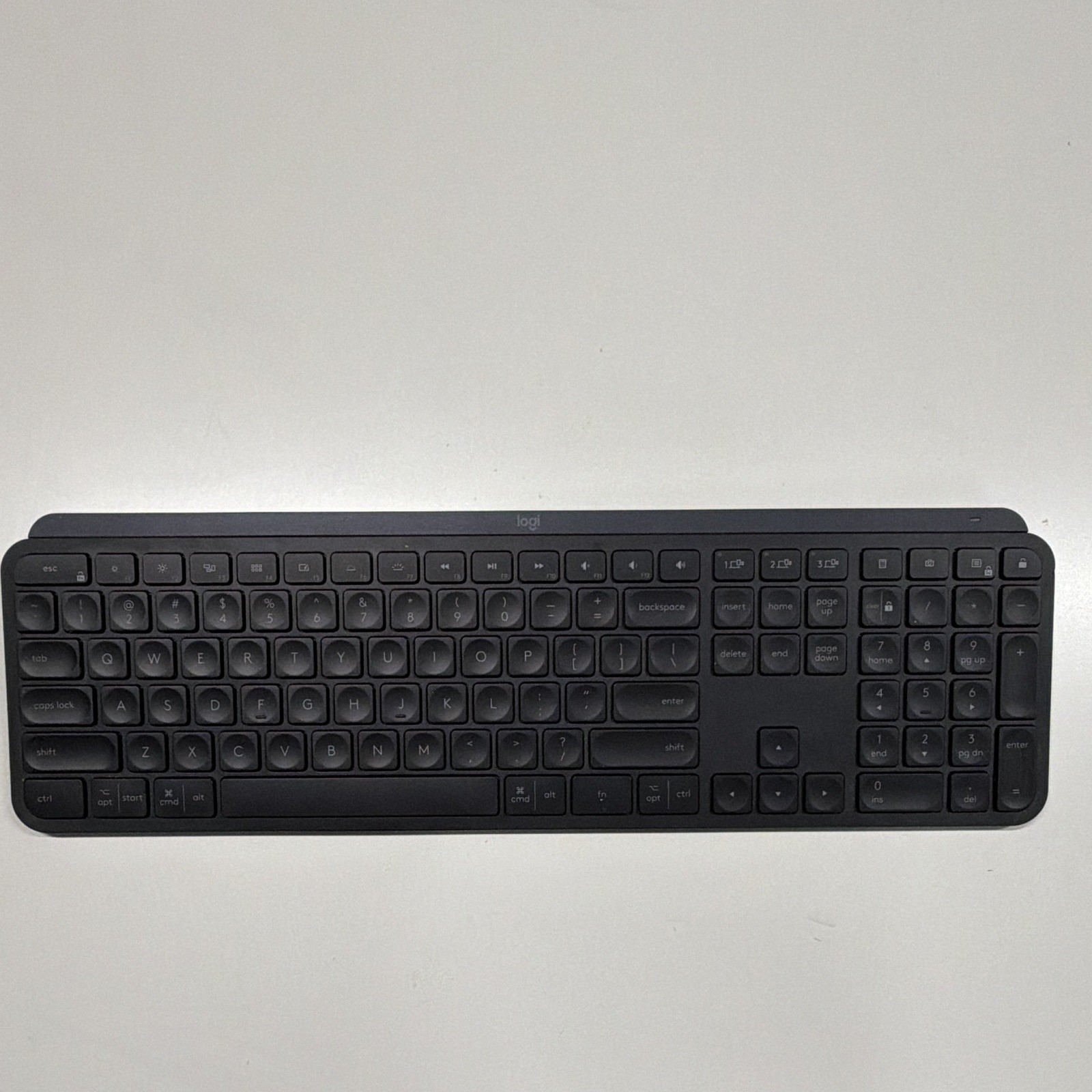 Logitech MX Keys Slim Wireless Keyboard Black English QWERTY, Multimedia