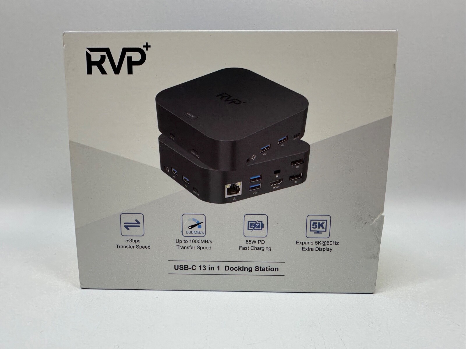 RVP+ RVP-082321 13-in-1 USB-C Docking Station