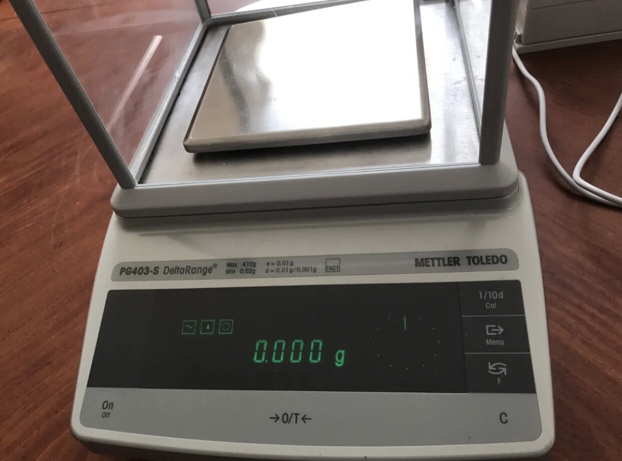 Deal Mettler Toledo Balance PG403–S 410g 1mg FACT Tested Calibrated Ex Cosmt