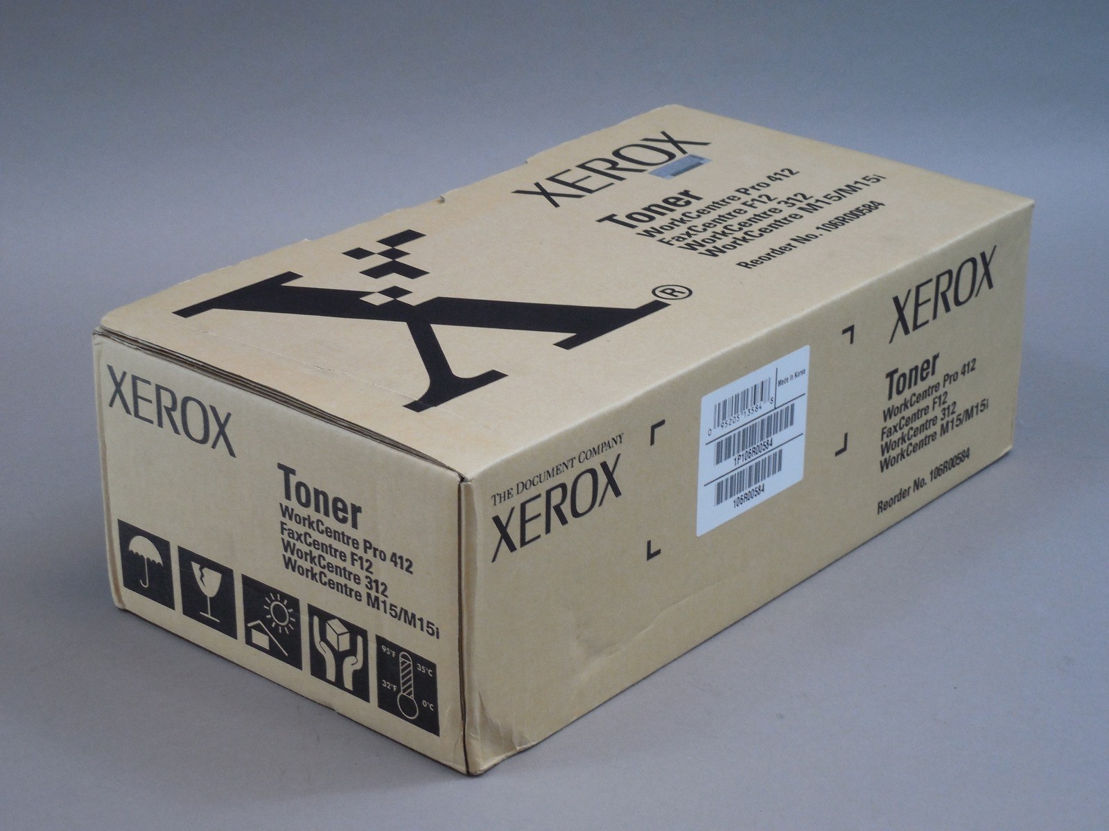 Xerox Toner 1P106R00584 312 F12 M15/M15i Workcentre Pro Faxcentre New Old Stock
