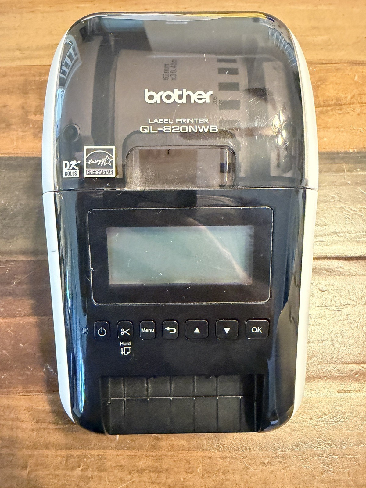 Brother QL-820NWB Direct Thermal Label Printer Bluetooth Ethernet + Power