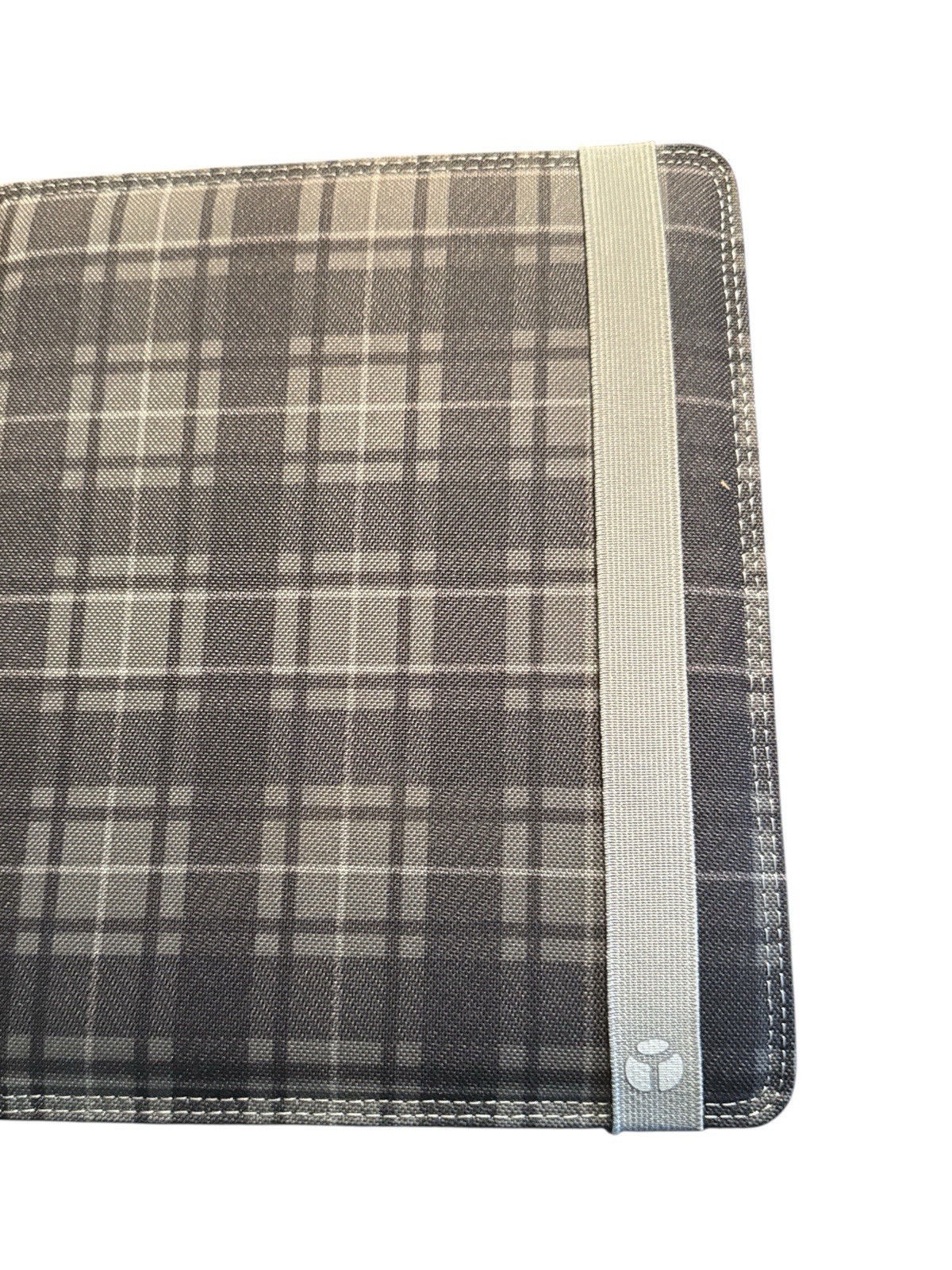Yak Pak Canvas Portfolio Original iPad and iPad 2 Plaid Multicolo open box