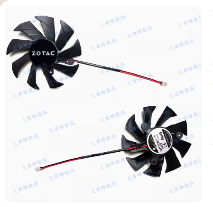 For ZOTAC GTX1050 1050ti Thunder PA/PB Thunder Edition Graphics Card Fan Parts