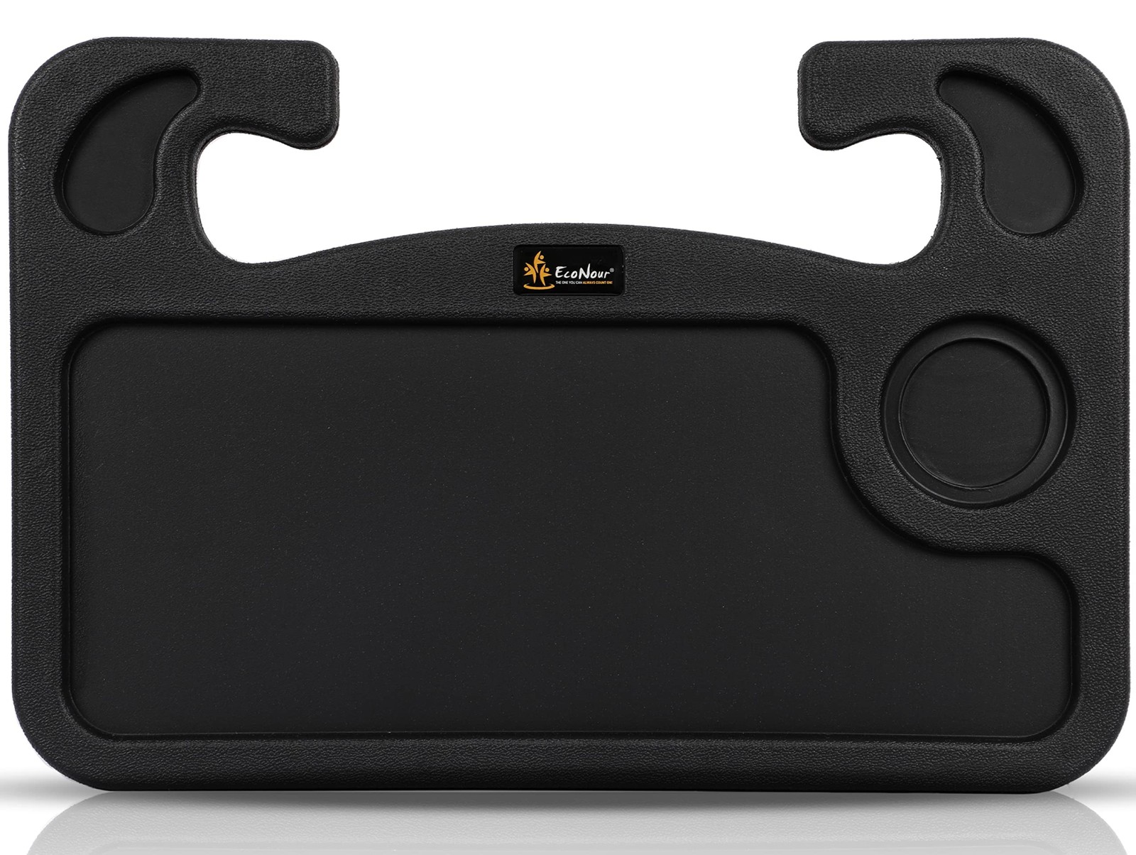 EcoNour 2 in 1 Car Steering Wheel Desk | Tray for Laptop Car Mount with Pen Hold