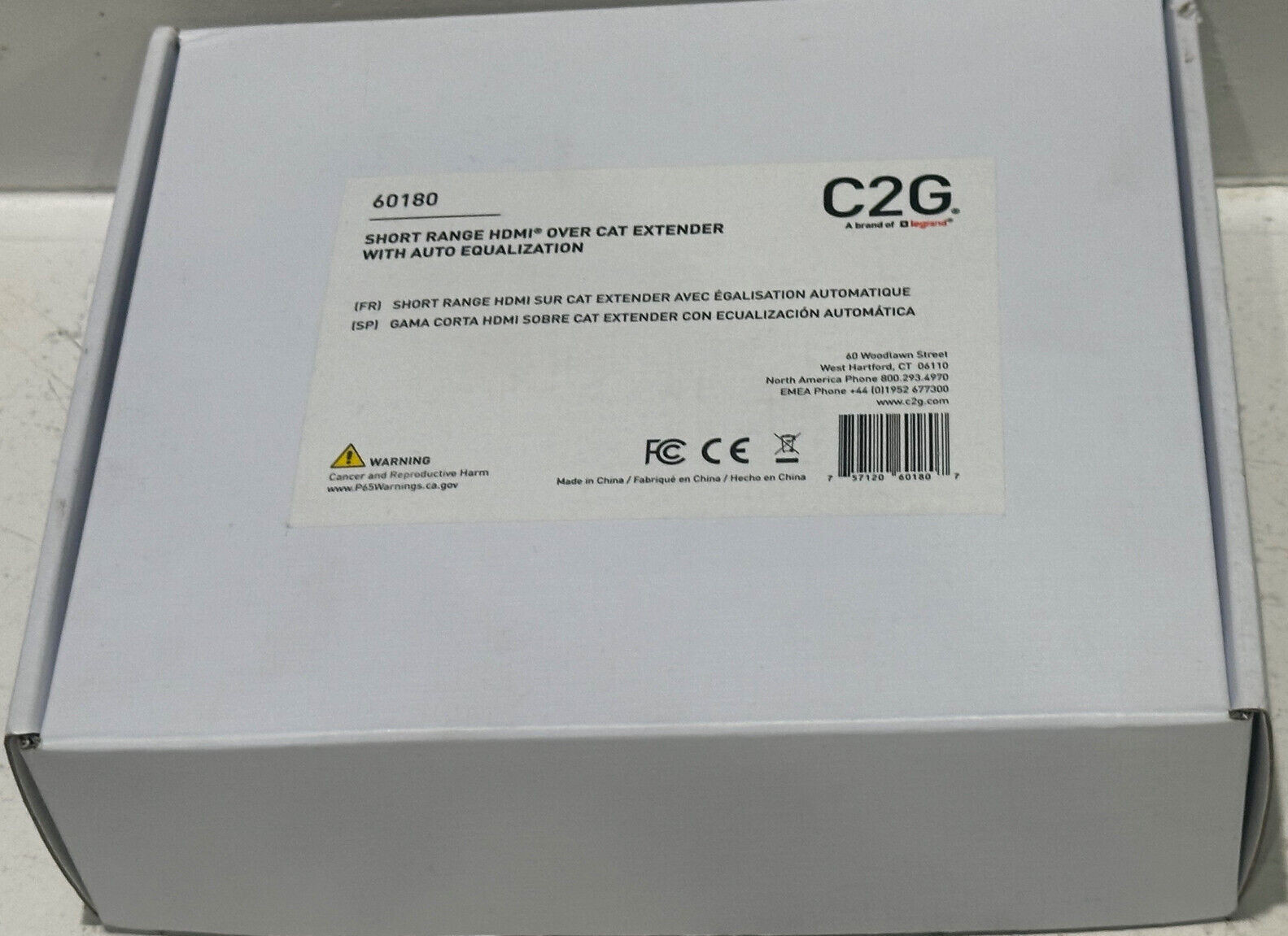 C2G 60180 short Range HDMI Over CAT Extender Kit