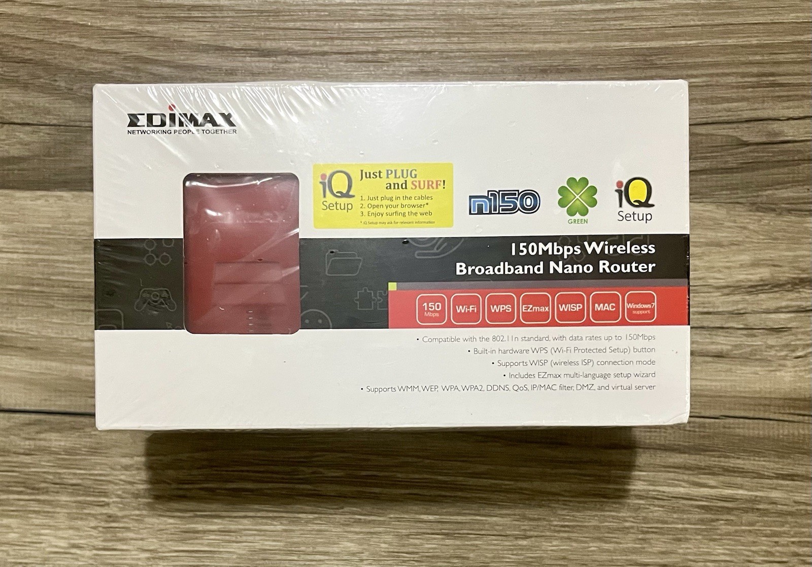 Edimax BR-6258N n150 Nano Wireless Broadband Router - 150Mbps New In Box